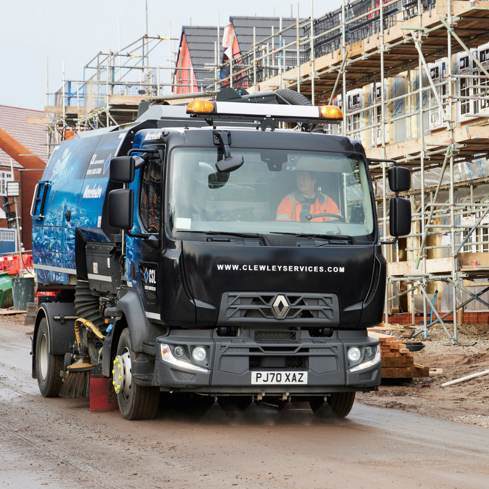 Clewley Sweepers vehicle representing trusted service across the North West